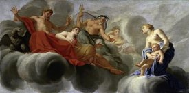 Eustache Le Sueur - Venus Presents Cupid To Jupiter