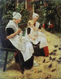 Max Liebermann - Orphan Girls In The Garden, Amsterdam
