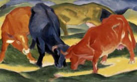 Franz Marc - Fighting Cows