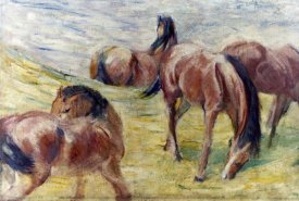 Franz Marc - Horses Out To Pasture