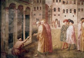 Masaccio - Healing of The Cripple