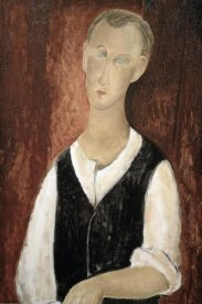 Amedeo Modigliani - Young Man With a Black Vest