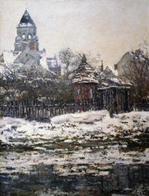 Claude Monet - Church at Vétheuil, Winter