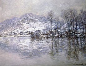 Claude Monet - The Seine at Port-Villez, Snow Effect