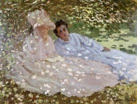 Claude Monet - Madame Monet in the Garden