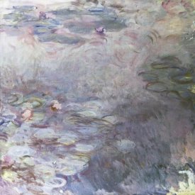 Claude Monet - Pale Water Lilies (Nympheas clairs), c. 1917-25