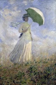 Claude Monet - Woman with a Parasol Turned to the Right