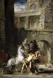 Gustave Moreau - Les Chevaux de Diomede