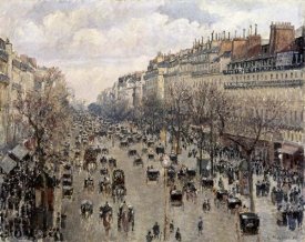Camille Pissarro - Boulevard Montmartre In Paris