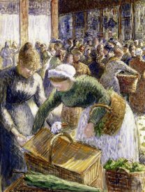 Camille Pissarro - Market at Pontoise, Paris