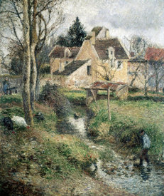 Camille Pissarro - Stream at Osny