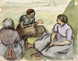 Camille Pissarro - Three Peasant Women
