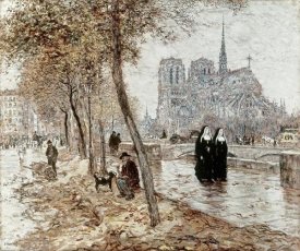 Jean-Francois Raffaelli - Notre Dame De Paris