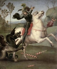 Raphael - St. George Fighting The Dragon