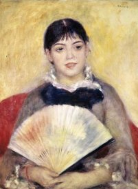 Pierre-Auguste Renoir - Girl with a Fan
