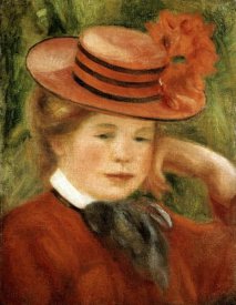 Pierre-Auguste Renoir - Girl with a Red Hat