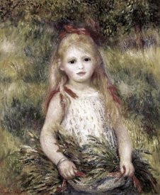 Pierre-Auguste Renoir - Girl with a Sheaf of Corn