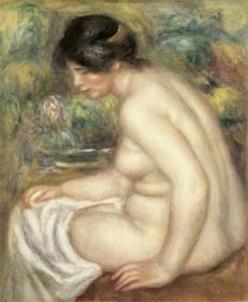 Pierre-Auguste Renoir - Profile Of Seated Bather