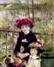 Pierre-Auguste Renoir - Two Sisters (On The Terrace)