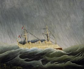 Henri Rousseau - The Ship in the Storm