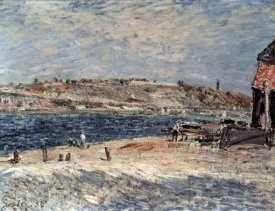 Alfred Sisley - Riverbank at Saint-Mammes