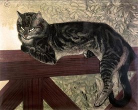 Theophile Steinlen - Cat On The Balustrade