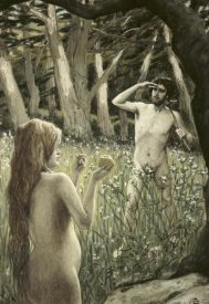 James Tissot - Adam Tempted by Eve