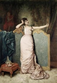 Auguste Toulmouche - Admiring Herself
