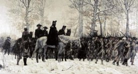 William T. Trego - Washington Reviewing His Troops at Valley Forge, 1883