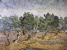 Vincent Van Gogh - Olive Orchard, Violet Soil