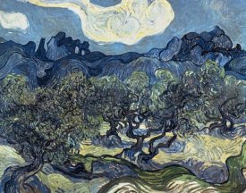 Vincent Van Gogh - Olive Trees With The Alpilles In The Background,Saint-Remy