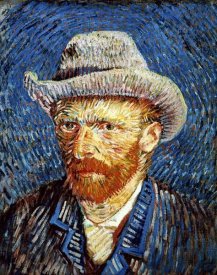 Vincent Van Gogh - Self Portrait in Grey Felt Hat