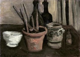 Vincent Van Gogh - Still Life with Paintbrushes in a Pot