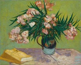 Vincent Van Gogh - Still Life: Vase with Oleanders and Books