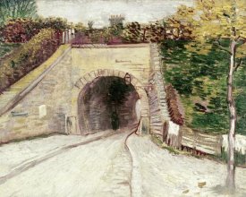 Vincent Van Gogh - Tunnel Through Hillside