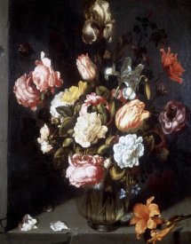 Jacob Woutersz Vosmaer - Tulips and Peonies in a Vase