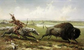 Frederick Walker - Buffalo Hunt