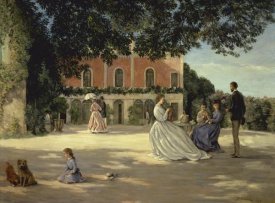 Frederic Bazille - Family Reunion on the Terrace