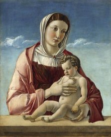 Giovanni Bellini - Madonna and Child - Madonna Frizzoni