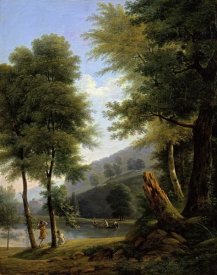 Francois Edouard Bertin - Idyllic Landscape (Paysage Idyllique)