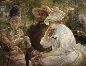 Marie Bracquemond - On the Terrace at Sevres
