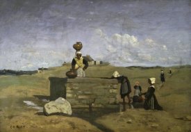 Jean-Baptiste-Camille Corot - Bretons at the Well