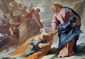 Luca Giordano - Jesus Holy Christ at the Sea