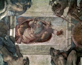 Michelangelo - God Separating the Waters