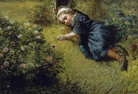 John Everett Millais - Garden Slumber