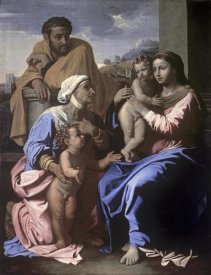 Nicolas Poussin - The Holy Family with John the Baptist & St. Elizabeth