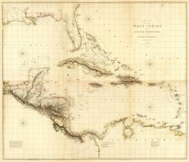 Aaron Arrowsmith - Composite: West Indies, 1810
