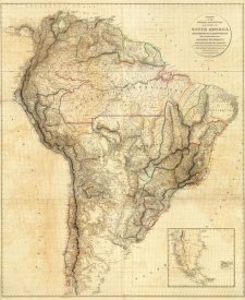 Aaron Arrowsmith - South America, 1814
