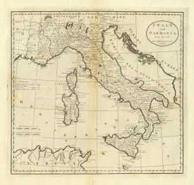 Mathew Carey - Italy and Sardinia, 1796
