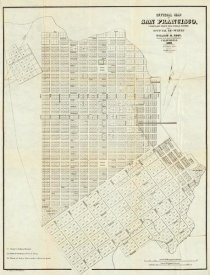 William Carey Jones - Official Map of San Francisco, 1851